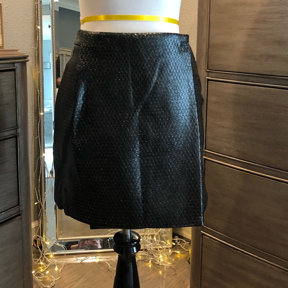 Diane Von Furstenberg Melissa Lacquer Jrsy Wrap Skirt
